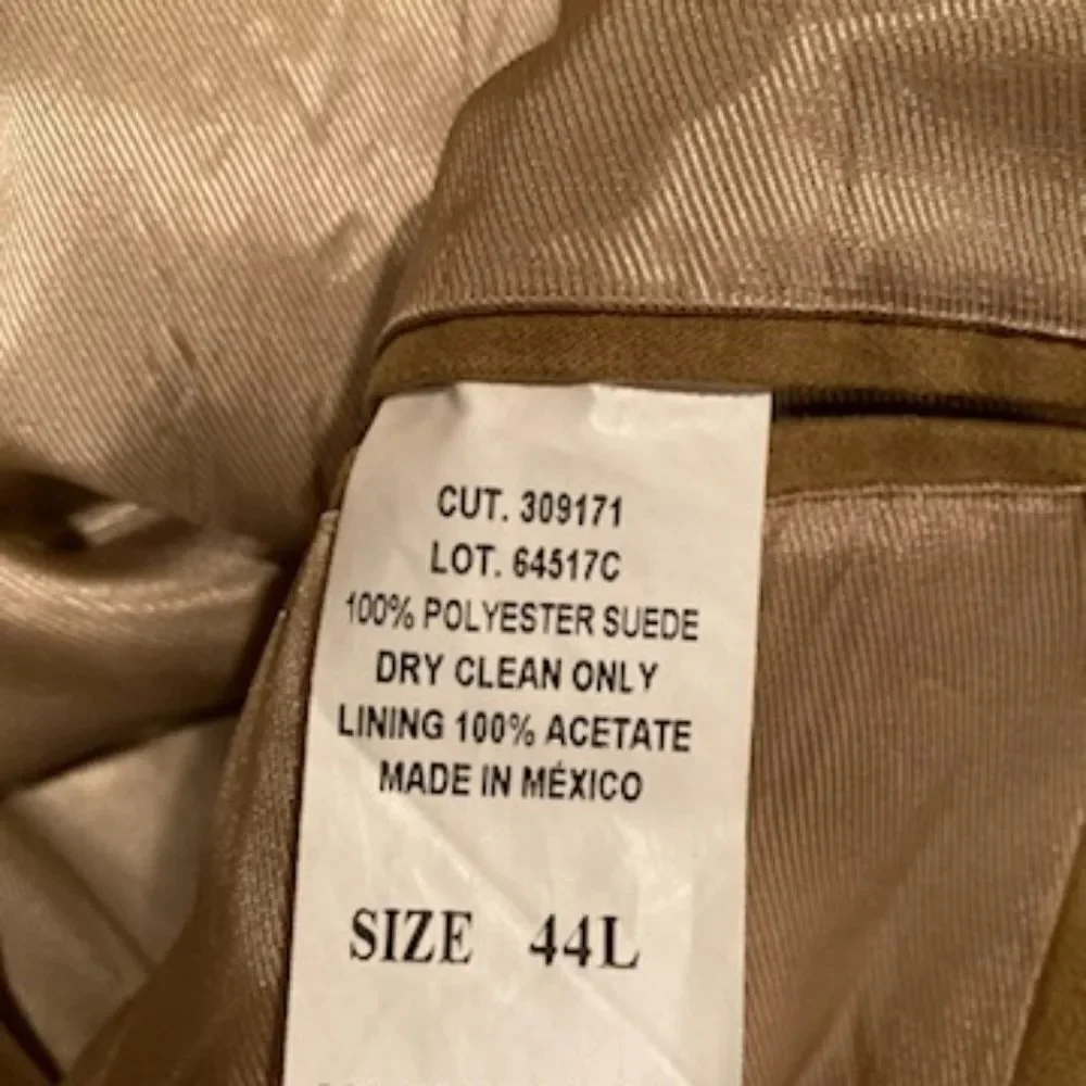 Camel Micorfiber Blazer - Size 44L